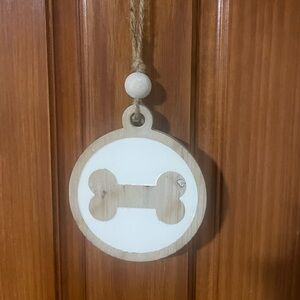 Hobby Lobby Wooden Bone Wall Decor - White and Brown